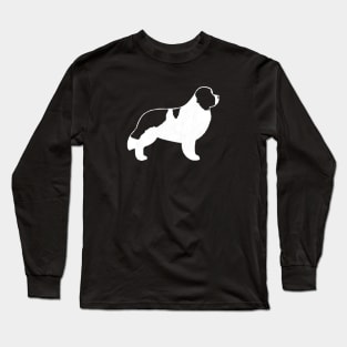 Saint Bernard - Chalkboard Style Long Sleeve T-Shirt